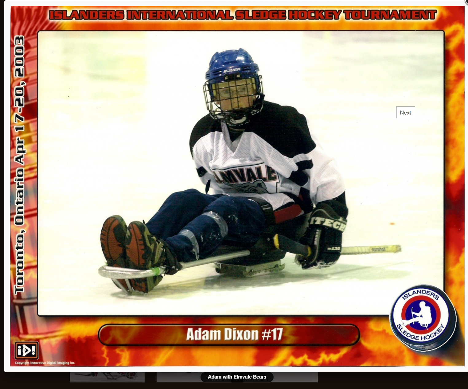 2021 Athlete Inductee Adam Dixon With Elmvale Bears
