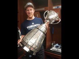 ACTIVE ELITE ---- Craig Speers-- Athletic Therapist 2017 Grey Cup Champions Toronto Argos