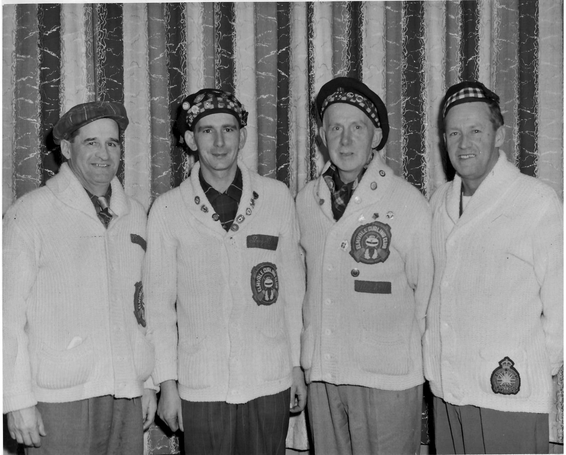 Heritage Elmvale Curlers Gerald Stone Percy Black Max Steele Arman Trip Circa 1950s
