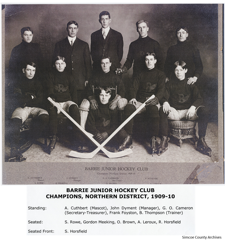 Heritage  Champions Northern District 1909 10  2014  Inductee  Frank  Foyston A Team Member