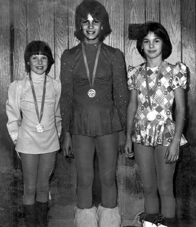 Heritage -  Sheila  Storey, Kari Simpson, Debbie Kirton,  Huronia Winter Games Medalists 1977