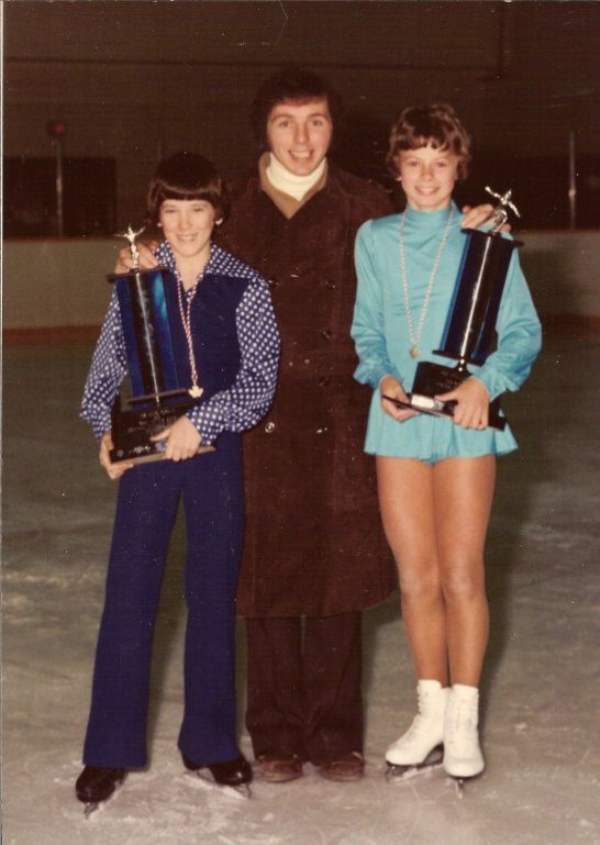 Heritage   Brian Orser, coach Doug Leigh & 2014 Inductee  Michelle  Simpson  1974 Central ON. Champions